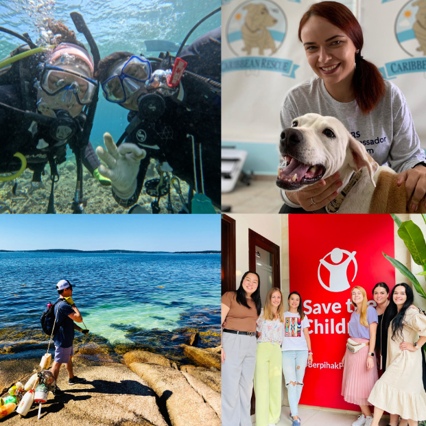 Collage of Mars Associates participating in the Mars Ambassador Program around the world